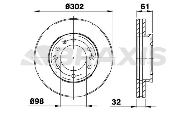 Brake Disc (AE0719)