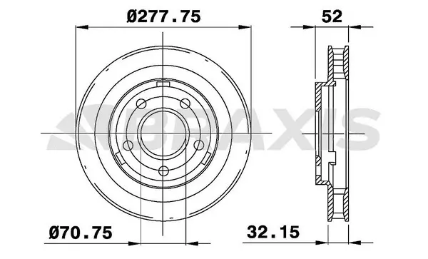 Brake Disc (AE0615)