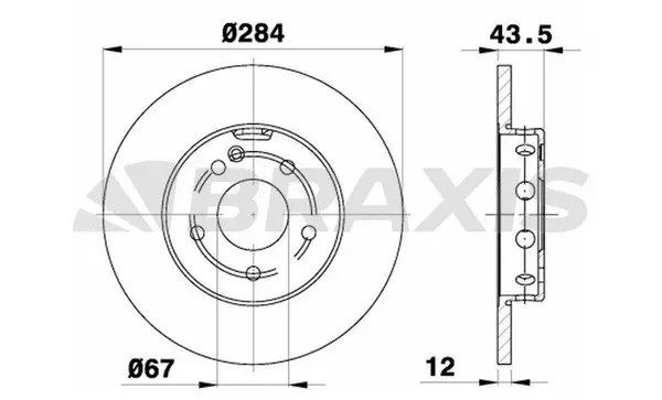 Brake Disc (AE0195)