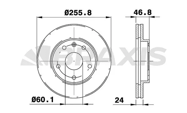Brake Disc (AE0658)