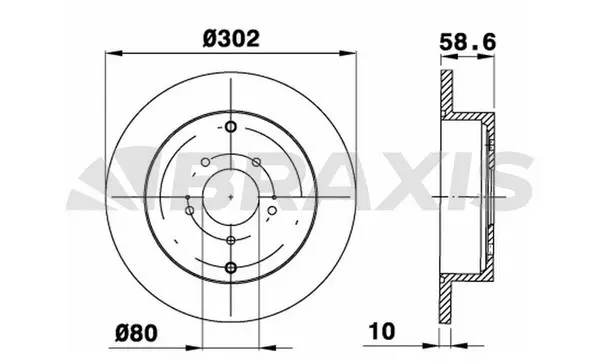 Brake Disc (AE0421)
