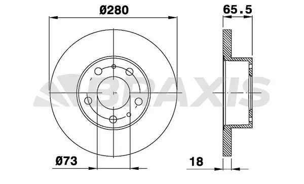 Brake Disc (AE0134)