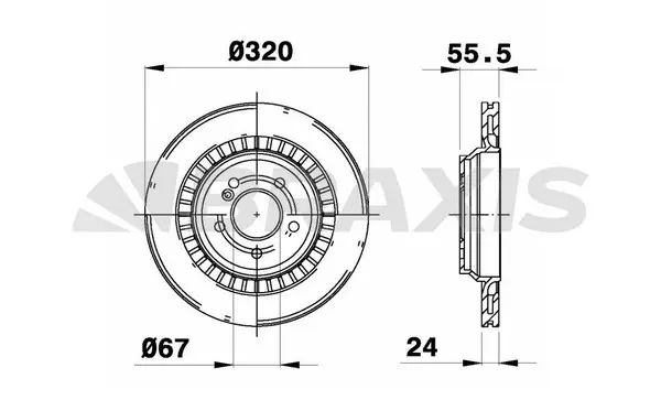 Brake Disc (AE0627)