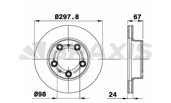 Brake Disc (AE0545)