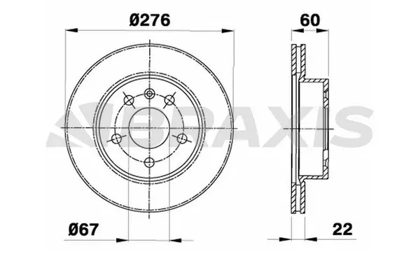 Brake Disc (AE0285)