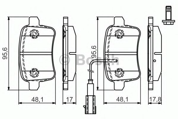Brake Pad Set, disc brake (AA0231)