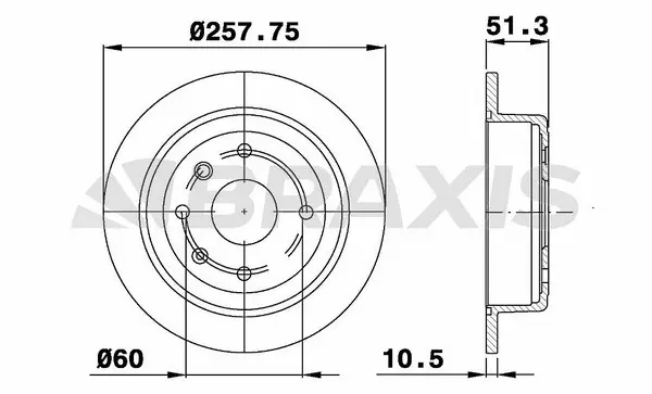 Brake Disc (AE0547)