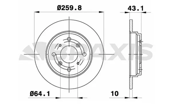 Brake Disc (AE0744)