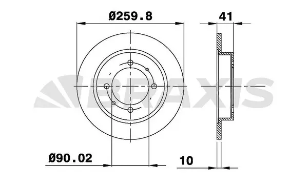Brake Disc (AE0208)