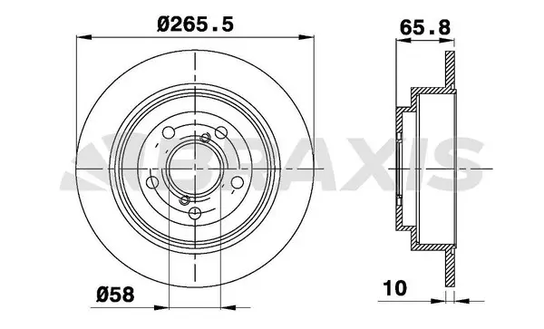 Brake Disc (AE0493)