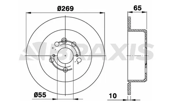 Brake Disc (AE0645)