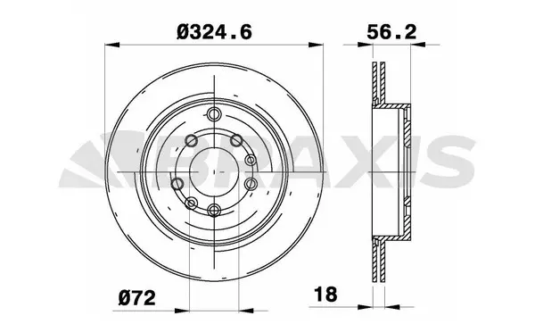 Brake Disc (AE0643)