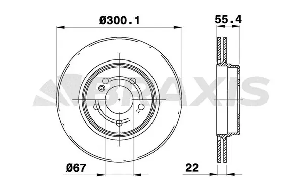 Brake Disc (AE0668)