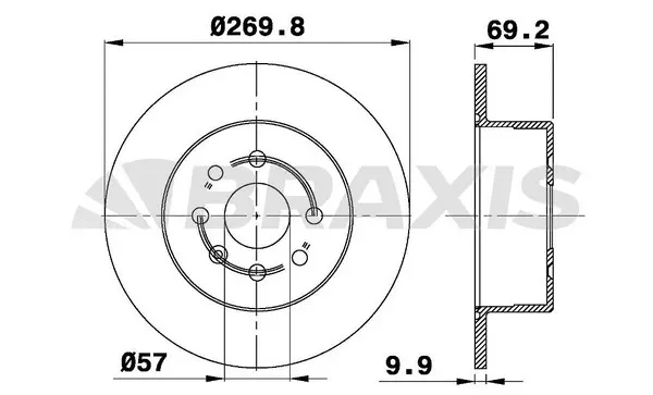 Brake Disc (AE0321)