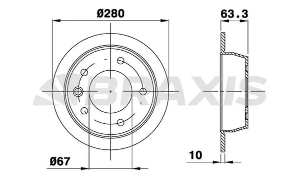 Brake Disc (AE0363)