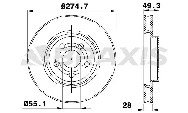 Brake Disc (AE0323)