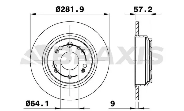 Brake Disc (AE0609)