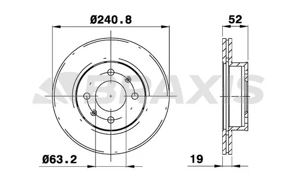 Brake Disc (AE0724)