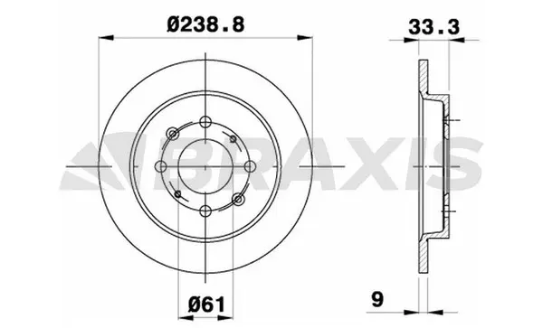 Brake Disc (AE0341)