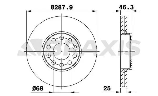 Brake Disc (AE0616)