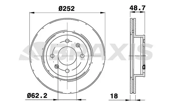 Brake Disc (AE0337)