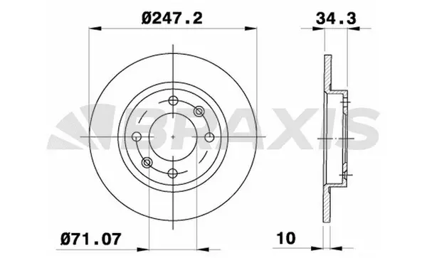 Brake Disc (AE0697)