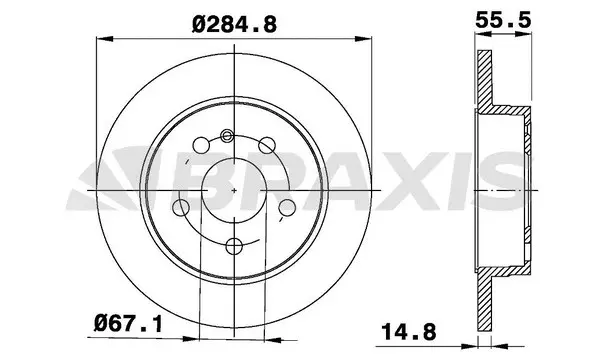 Brake Disc (AE0484)