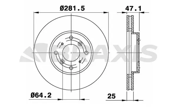 Brake Disc (AE0393)