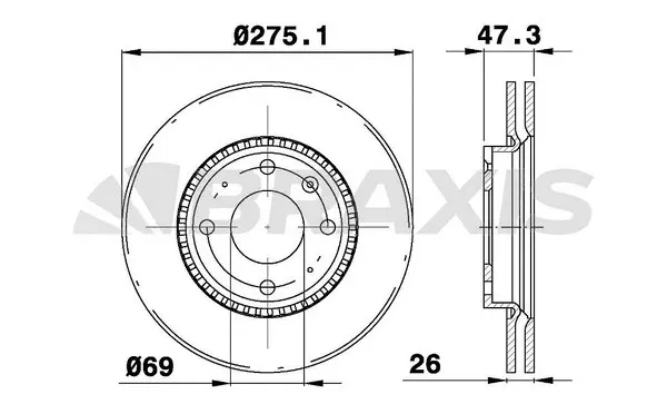 Brake Disc (AE0510)