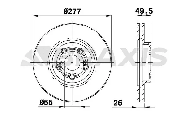 Brake Disc (AE0541)