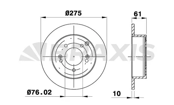 Brake Disc (AE0584)