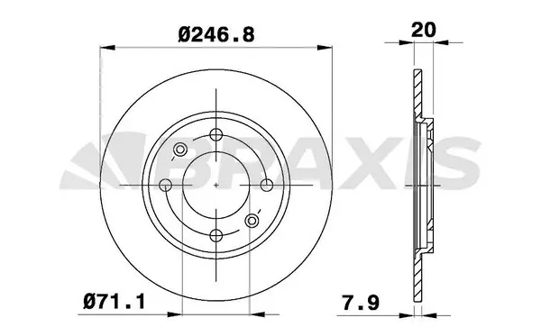Brake Disc (AE0649)