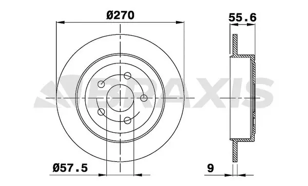 Brake Disc (AE0560)