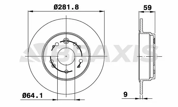 Brake Disc (AE0532)