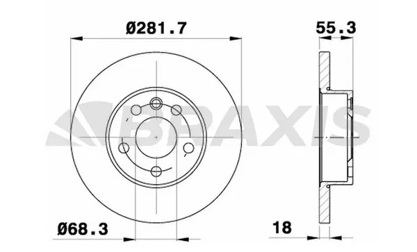 Brake Disc (AE0309)