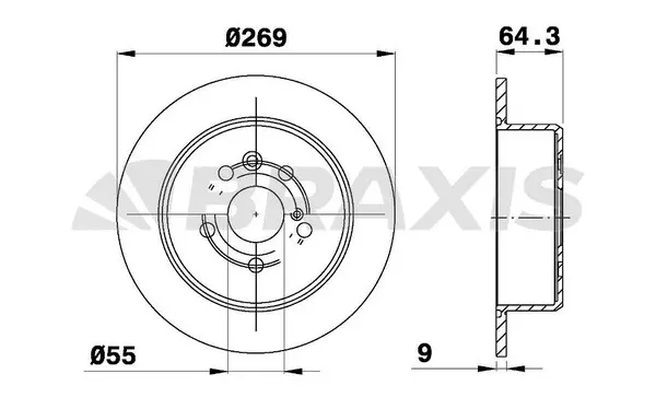 Brake Disc (AE0650)