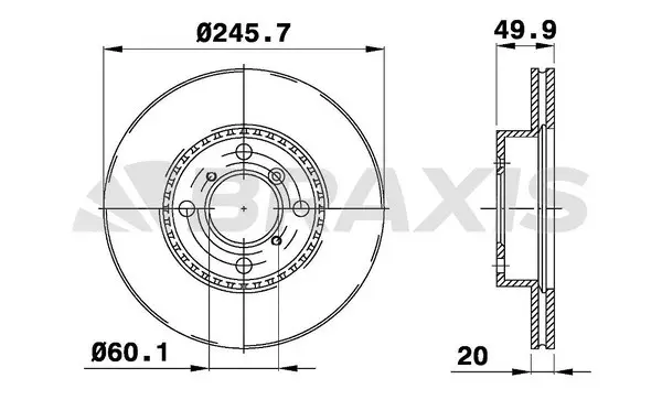Brake Disc (AE0430)