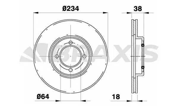 Brake Disc (AE0662)