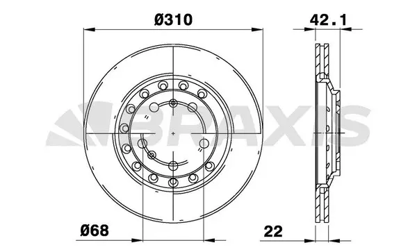 Brake Disc (AE0591)