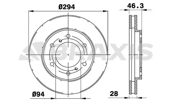 Brake Disc (AE0294)