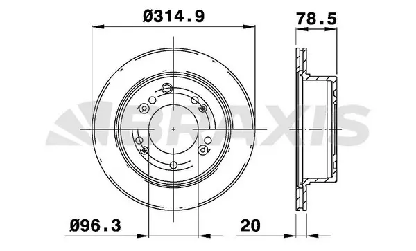 Brake Disc (AD0998)