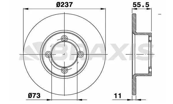 Brake Disc (AE0028)