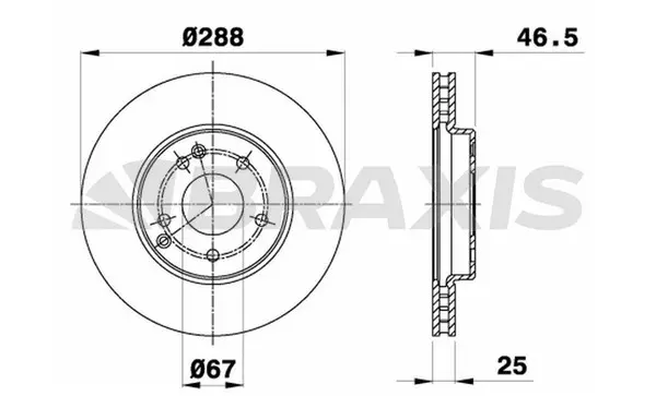 Brake Disc (AE0105)