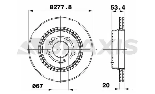 Brake Disc (AE0788)