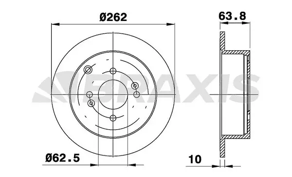 Brake Disc (AE0204)