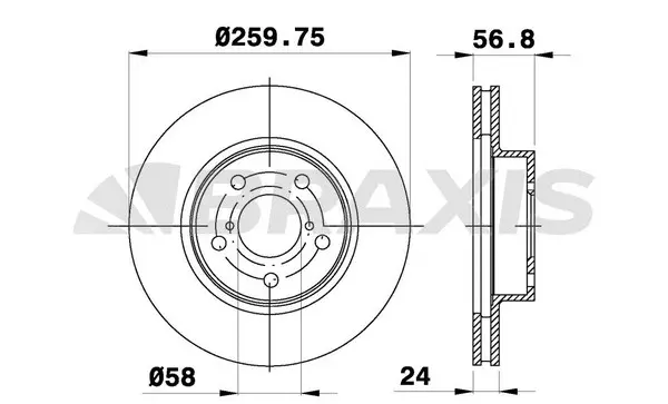 Brake Disc (AE0450)