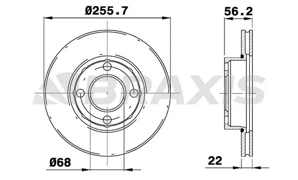 Brake Disc (AE0443)