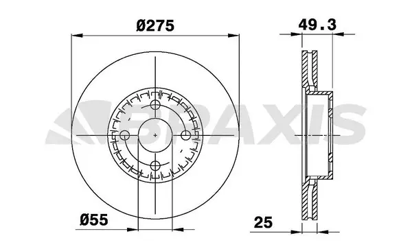 Brake Disc (AE0571)