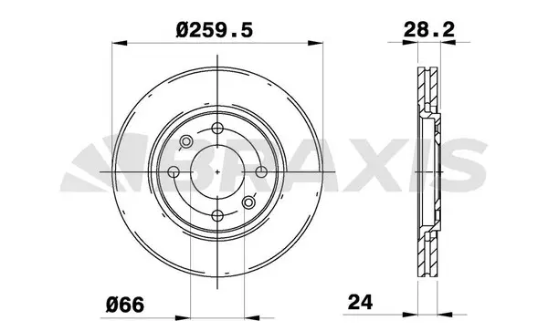 Brake Disc (AE0226)