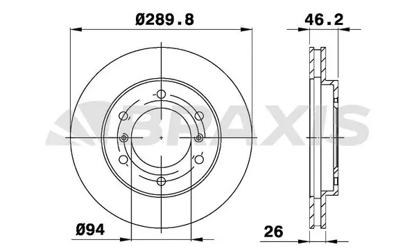 Brake Disc (AE0425)